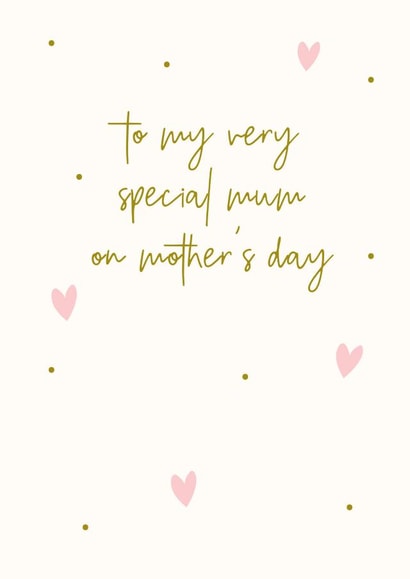 very special special mum Mothers Day Card 1466 created by Megan Claire