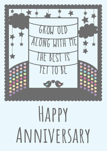 poem rhyme Anniversary Card 21785 created by Stacey Payne