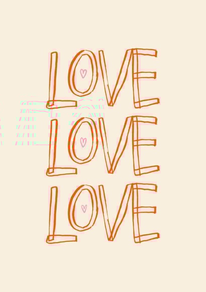 love love love love Valentines Day Card 13360 created by Sophia Sky