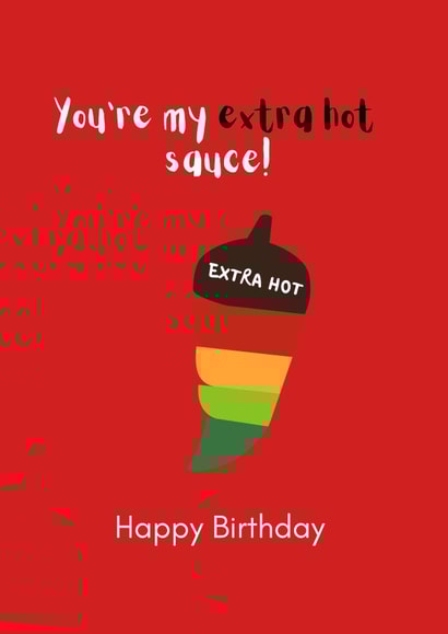 extra hot hot Birthday Card 19132 created by NatKards