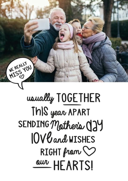 family relatives Mothers Day Personalised Photo Card 9718 created by Jodie Gaul & Co