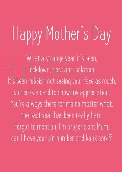 mum for mum Mothers Day Card 31629 created by Pack a Punch Designs