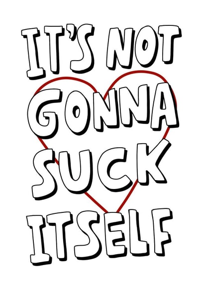 funny cheeky Valentines Day Card 41279 created by Craft isn't Dead!