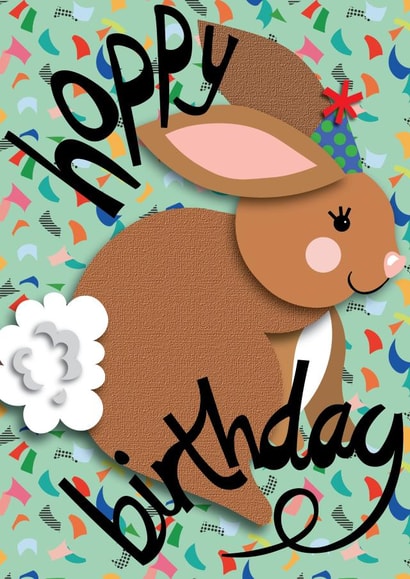 hoppy pun Birthday Card 17143 created by jesskate