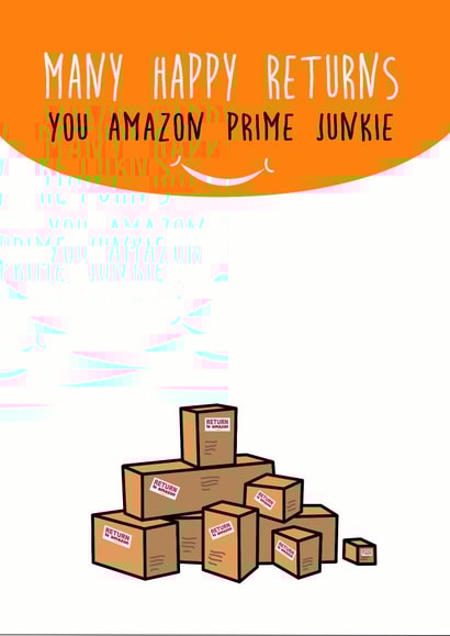 amazon amazon junkie Birthday Card 20857 created by Ryk60