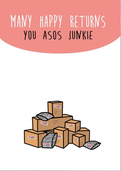 ASOS Shopaholic Birthday Card 20858 created by Ryk60