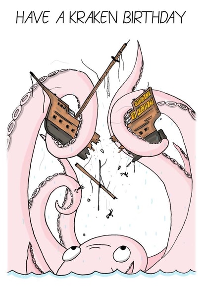 rum pun Birthday Card 21815 created by Capybara Chris