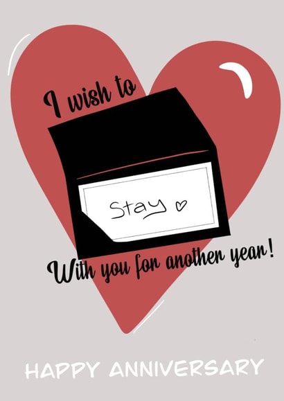 stay mafs Anniversary Card 13343 created by LMDesigns