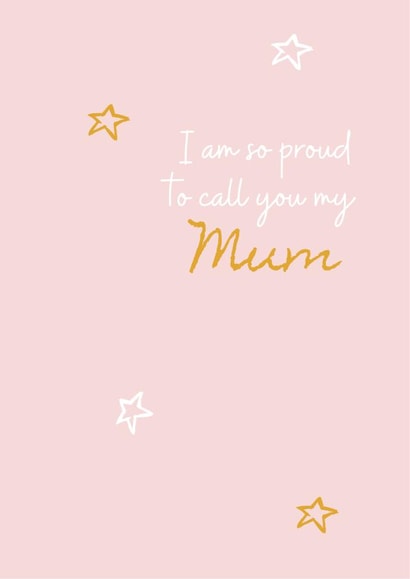 mum so proud Mothers Day Card 32739 created by Made Mint Designs