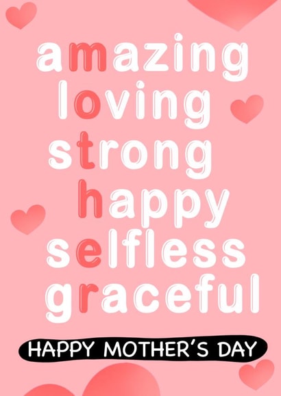 Mum Mom Mothers Day Card 19577 created by Pawwmarkss