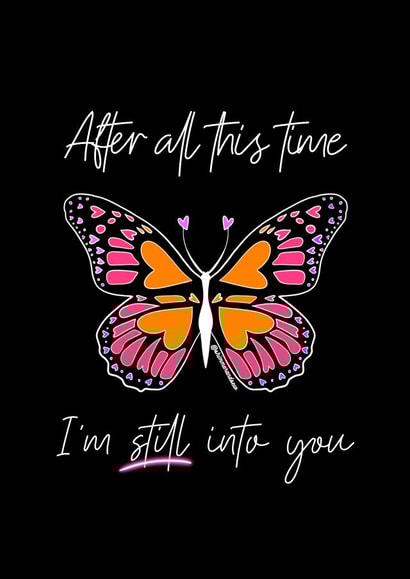 Butterfly paramore Anniversary Card 48038 created by Sew Last Summer