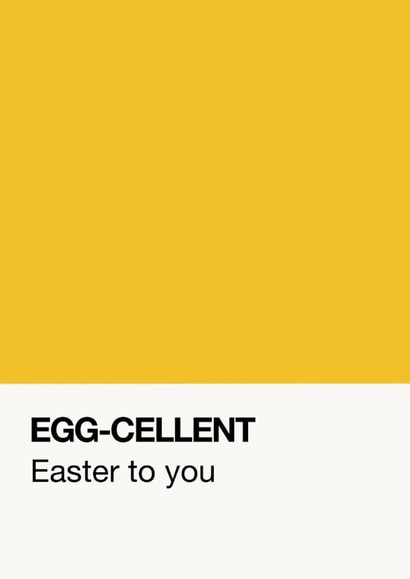 Egg-cellent Easter - Pantone Swatch Card created by Jenni Ahlberg - Jeah Design