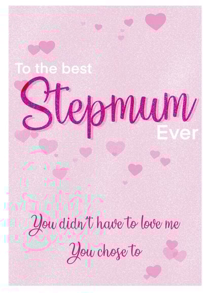 Stepmum Stepmom Mothers Day Card 21345 created by Cheeky LouLou