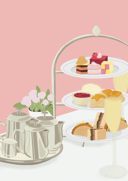 afternoon tea tea party Mothers Day Card 18838 created by Amy Kelly