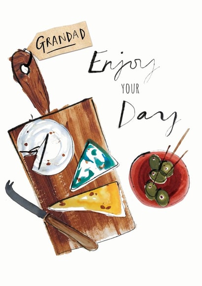 grandad grandfather Birthday Card 21162 created by Emma Valenghi