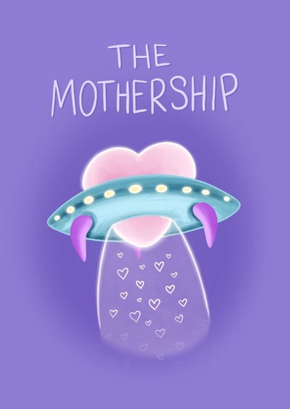 space alien Mothers Day Card 41868 created by Hannah Gabriel