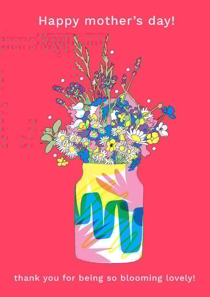 blooming lovely Mothers Day Card 48000 created by Jasmine Costello