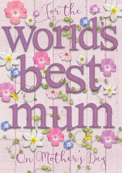 pretty traditional Mothers Day Card 25251 created by Lucy Ledger