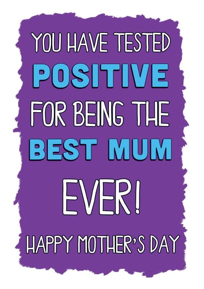 tested positive Card 44356 created by Jolly Ginger Cards