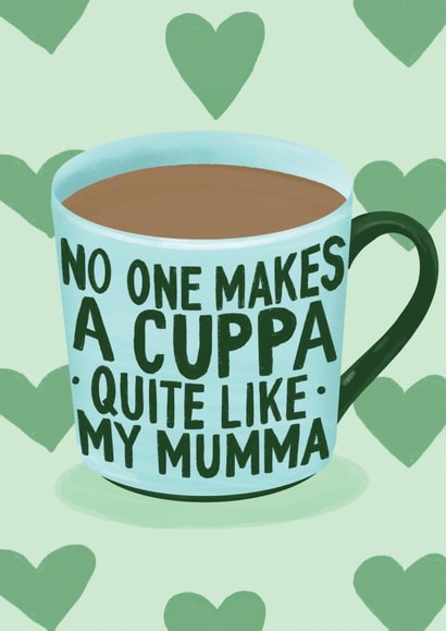 cuppa tea Mothers Day Card 21282 created by Hannah Nolloth