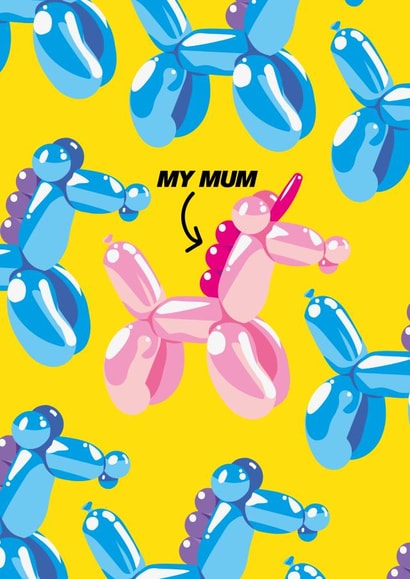 MUM UNICORN Mothers Day Card 42733 created by Amy Watkinson