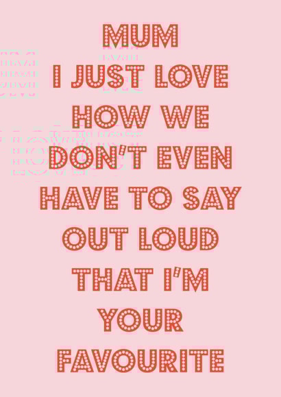 cheeky funny Mothers Day Card 16959 created by Nicola Jo