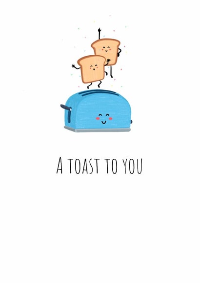 toast to you Congratulations Card 47458 created by Rumpl & Co.