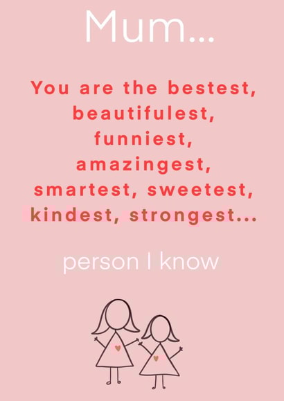 Mum Mother  Mothers Day Card 48107 created by Lydia Blakeston