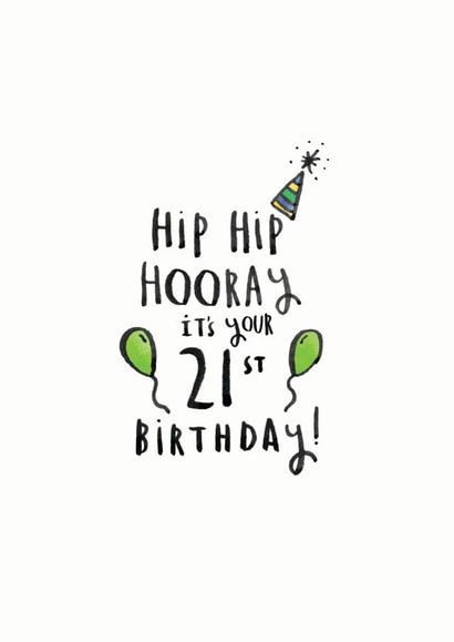 hip hooray Birthday Card 14688 created by Ellie Ellie