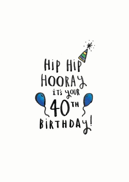 40 40th Birthday Card 14690 created by Ellie Ellie