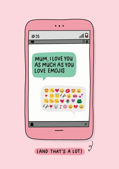 mum love Mothers Day Card 40559 created by Inky in the Wild