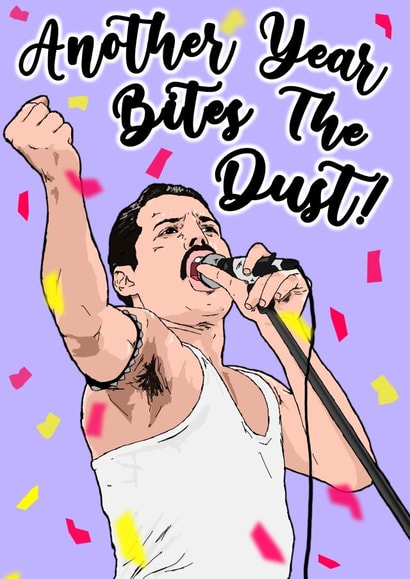Freddie Mercury Freddie Birthday Card 19330 created by NotNiceThings
