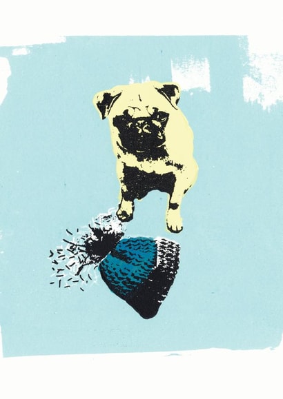 pug dog Birthday Card 23704 created by Katie Edwards