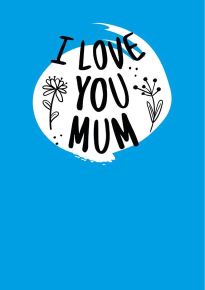i love you mum mum Mothers Day Card 21877 created by Rachel kell