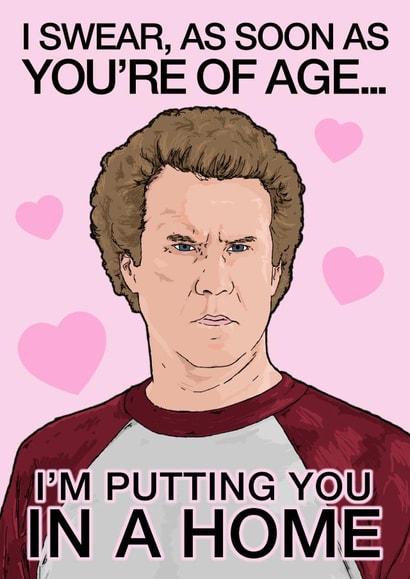 step brothers will ferrell Mothers Day Card 19331 created by NotNiceThings