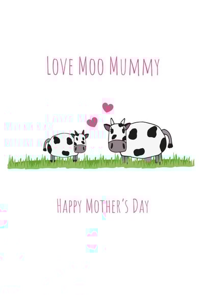 love moo Mothers Day Card 34861 created by Missycards