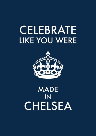 celebrate made in chelsea Birthday Card 20107 created by James Martin