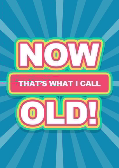 now that's what i call music Birthday Card 20109 created by James Martin