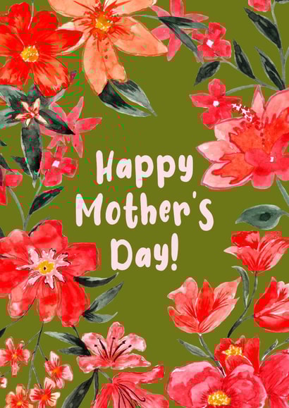 pretty bright Mothers Day Card 48199 created by Louise  Powers