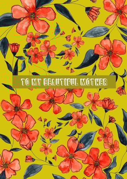 beautiful mother Mothers Day Card 21894 created by Louise  Powers