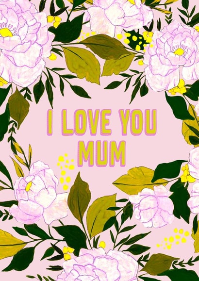 love mum Mothers Day Card 21895 created by Louise  Powers