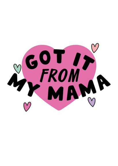 Mum mother Mothers Day Card 41962 created by @sophie robbens