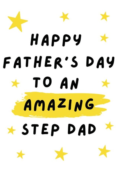 Amazing Step Dad Stars Card created by Kelly May