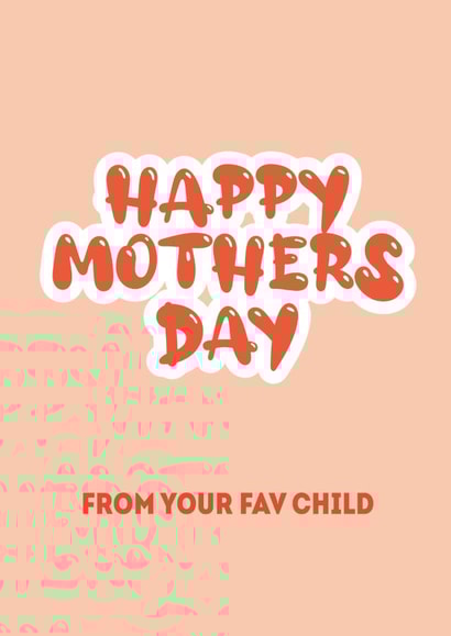 Mothers day happy mothers day Card 36044 created by Splodge Designs