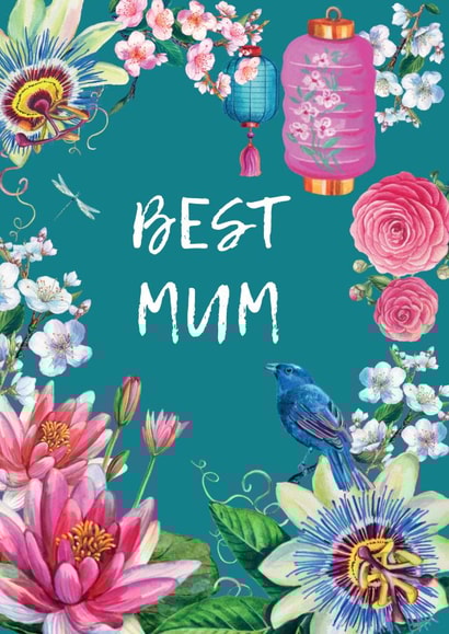 mum flowers  Mothers Day Card 2390 created by Rocket68