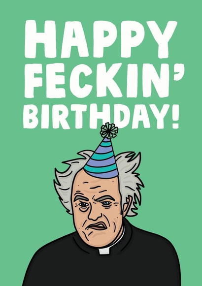 father ted father jack Birthday Card 13338 created by Studio Doodles