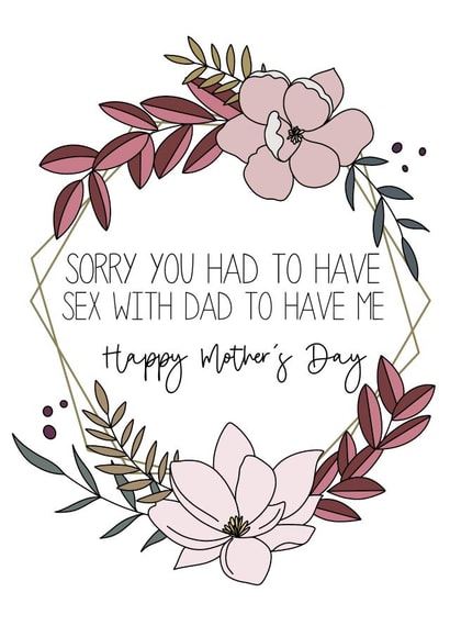 contemporary geometric Mothers Day Card 36539 created by Maisie-Jane Andrews