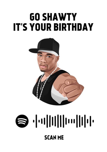 rap rapper Birthday Card 21878 created by Kyne Cards