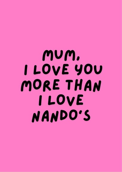 mum love Mothers Day Card 47027 created by Happy Dollop