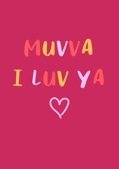 muvva luv Mothers Day Card 7669 created by Raffi Doodles